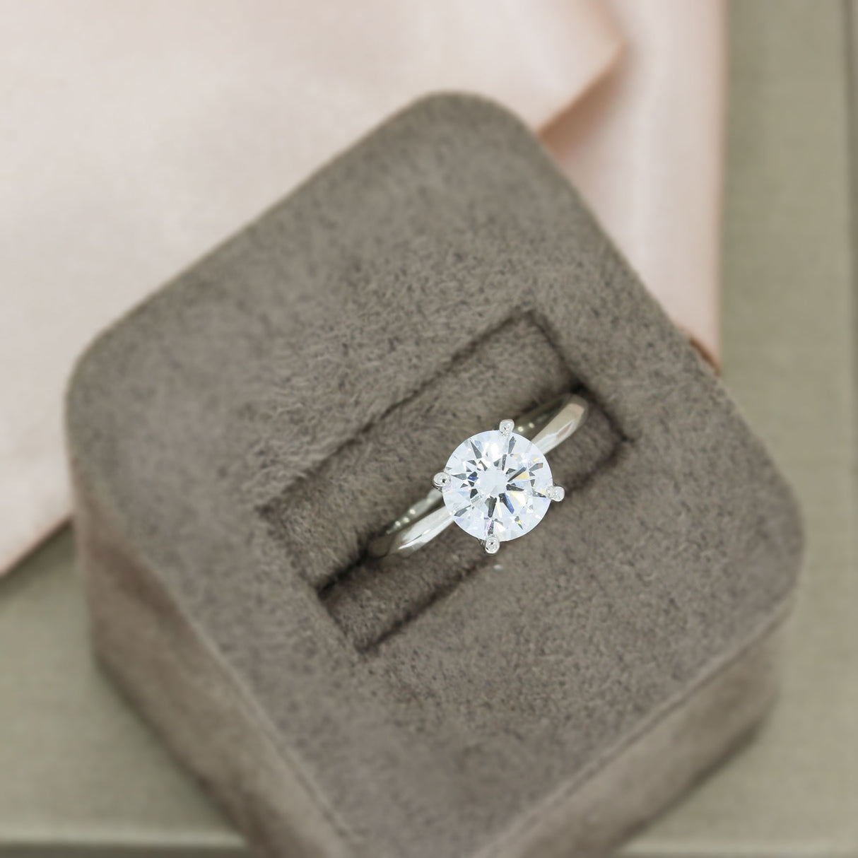 Platinum Certified Laboratory Grown Diamond Solitaire Ring Approx 1.70ct