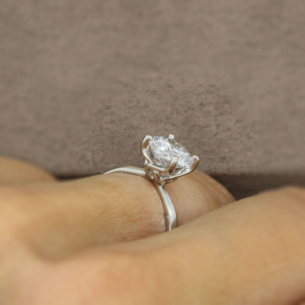 Platinum Certified Laboratory Grown Diamond Solitaire Ring Approx 1.70ct