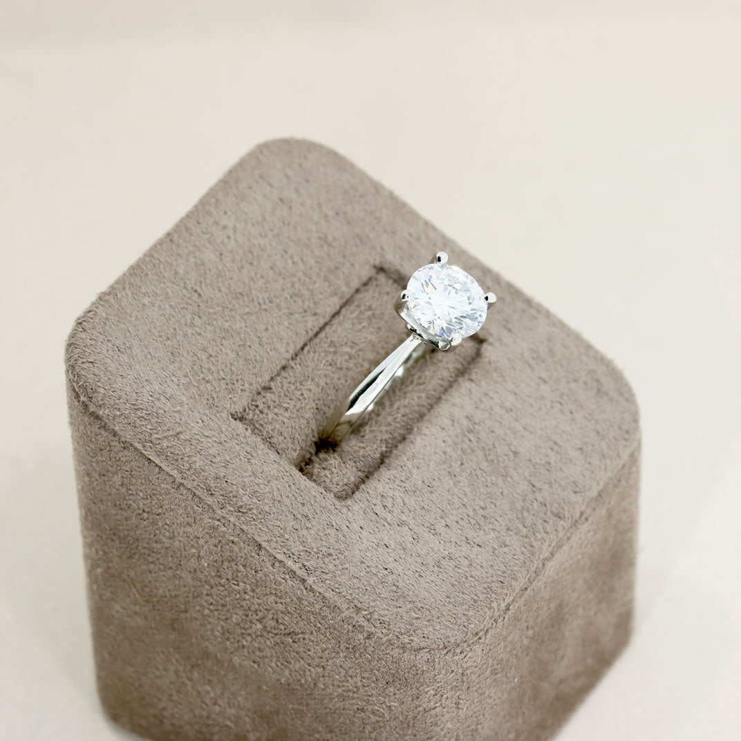 Platinum Certified Laboratory Grown Diamond Solitaire Ring Approx 1.70ct