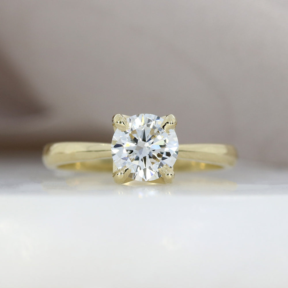 9ct Gold Brilliant Cut Lab Grown Diamond Solitaire Ring 1.00ct