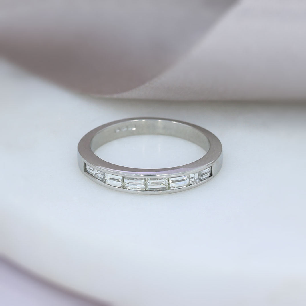 Platinum Baguette Diamond Eternity Ring 0.56ct