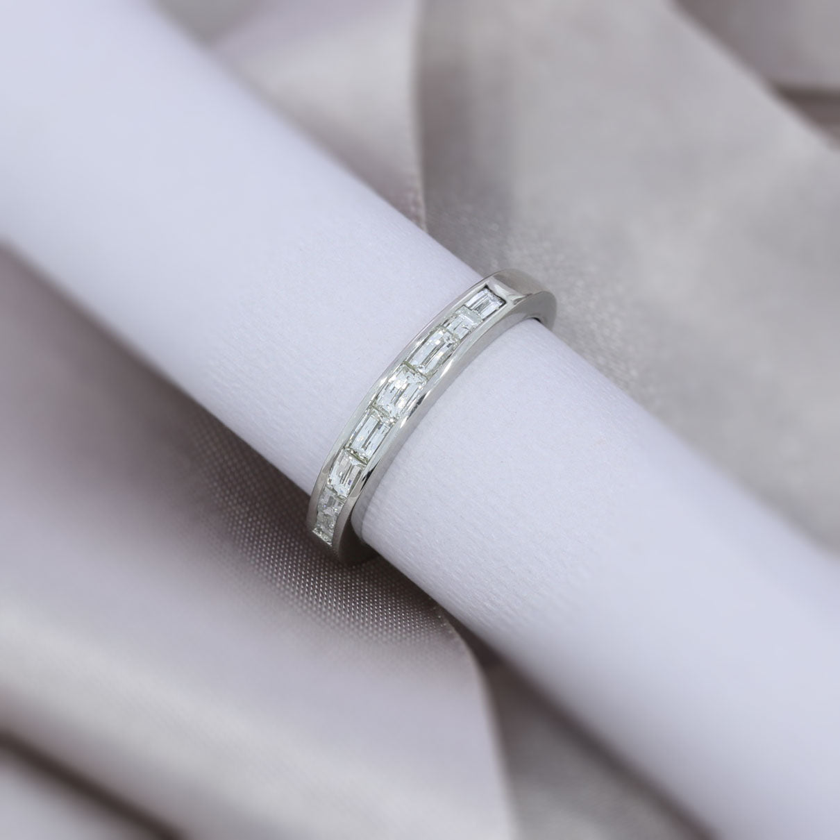 Platinum Baguette Diamond Eternity Ring 0.56ct
