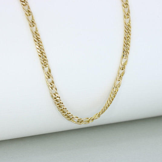 Pre Owned 9ct Yellow Gold 24" Fancy Curb Chain