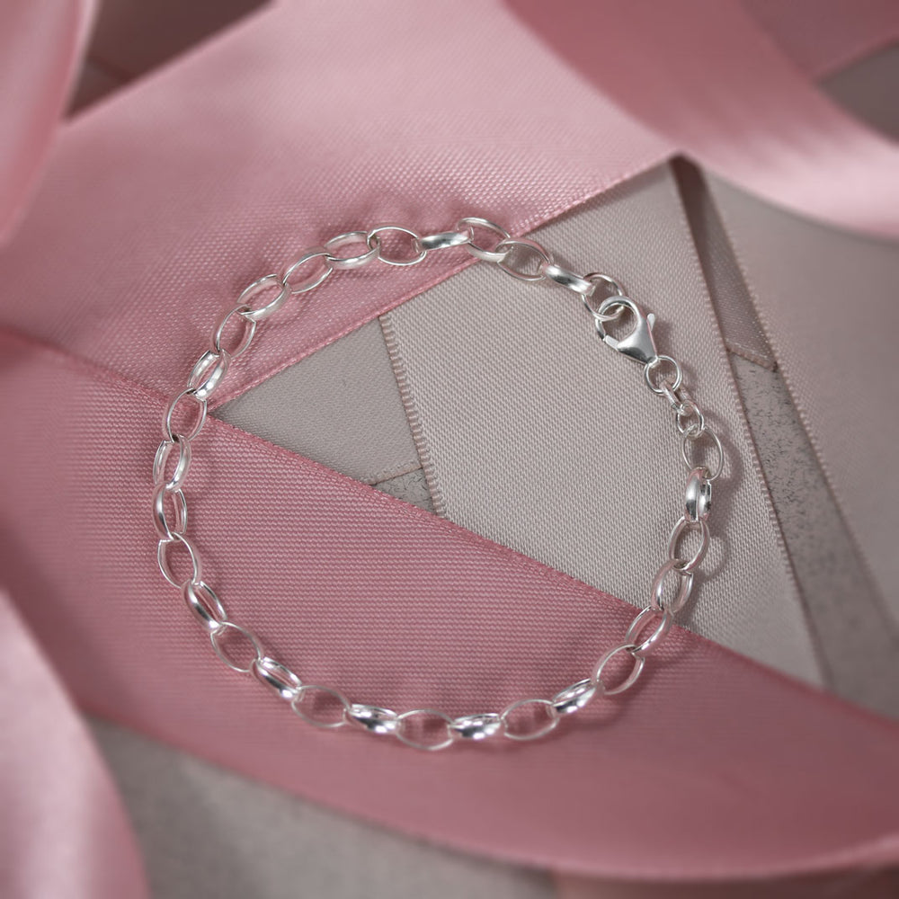 Silver Belcher Bracelet