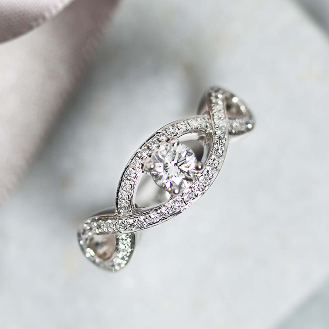 Platinum Fancy Diamond Ring