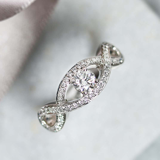 Platinum Fancy Diamond Ring