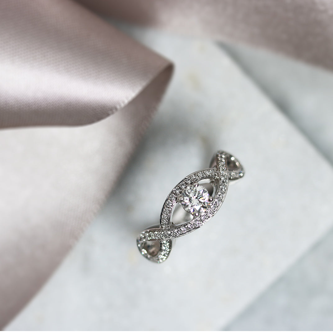 Platinum Fancy Diamond Ring