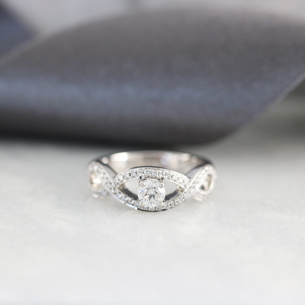 Platinum Fancy Diamond Ring