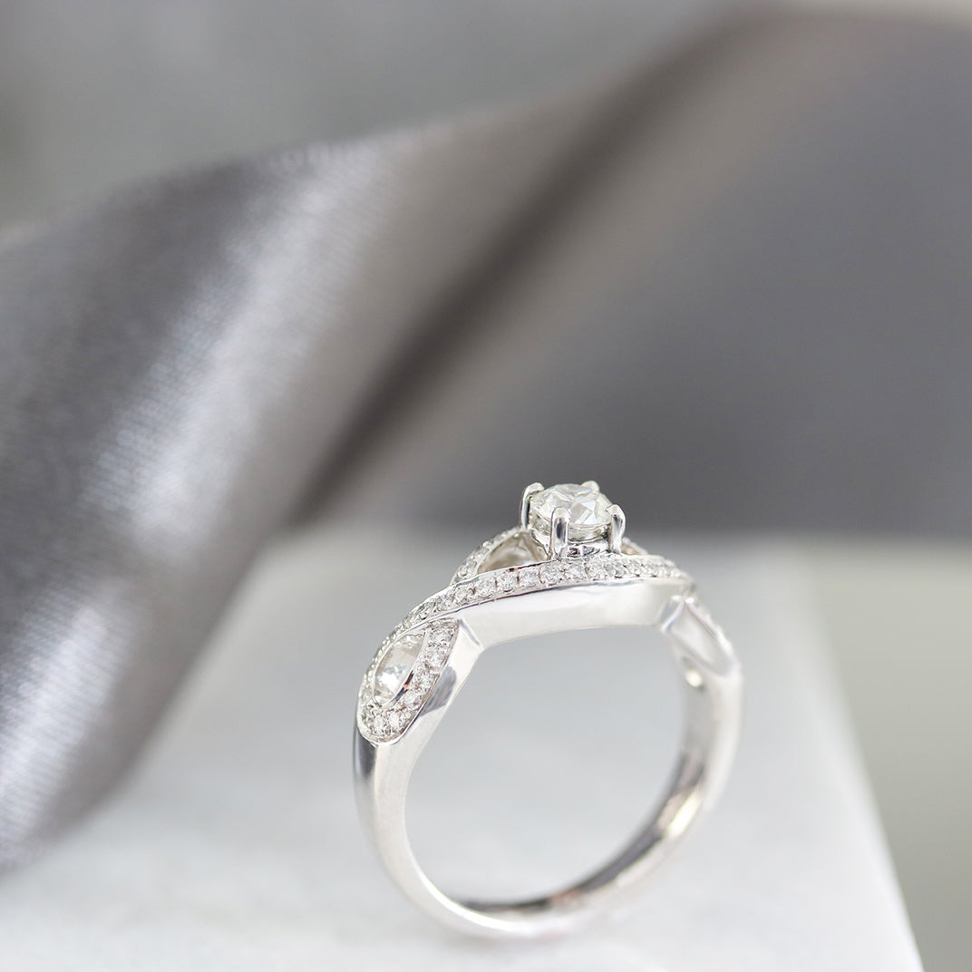 Platinum Fancy Diamond Ring