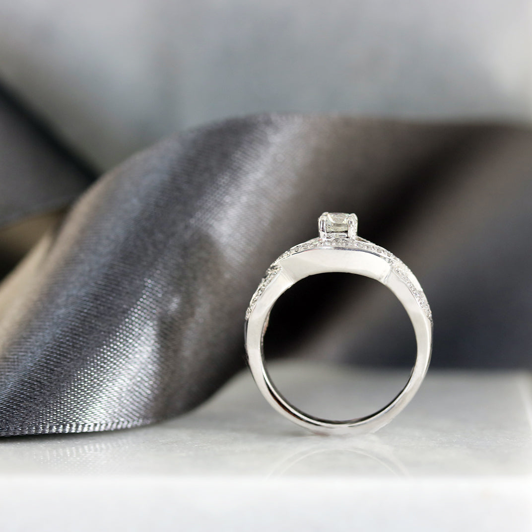 Platinum Fancy Diamond Ring