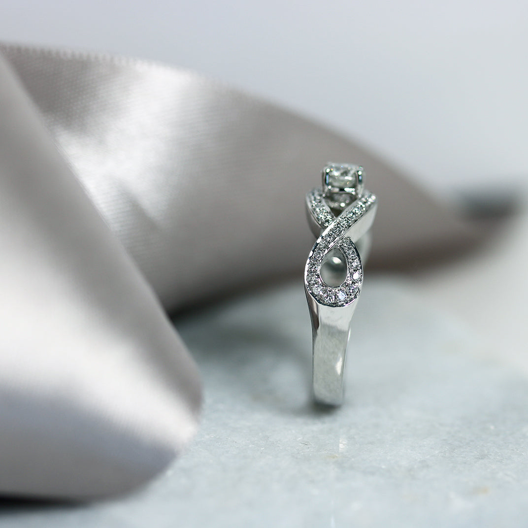 Platinum Fancy Diamond Ring