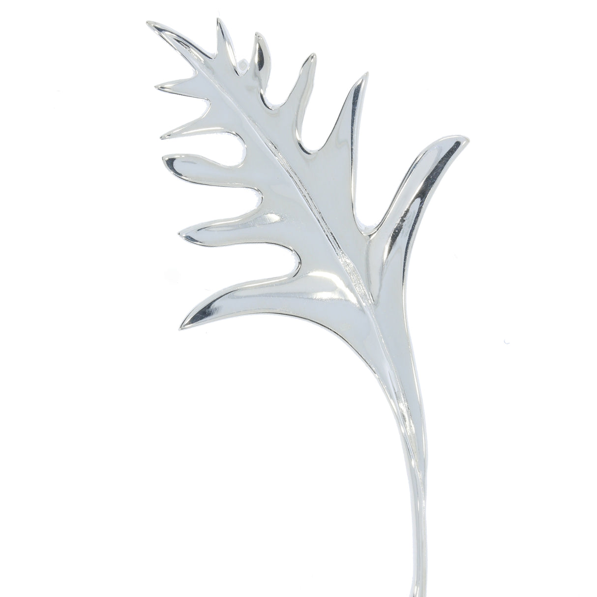 Solid Silver Fern Leaf Brooch