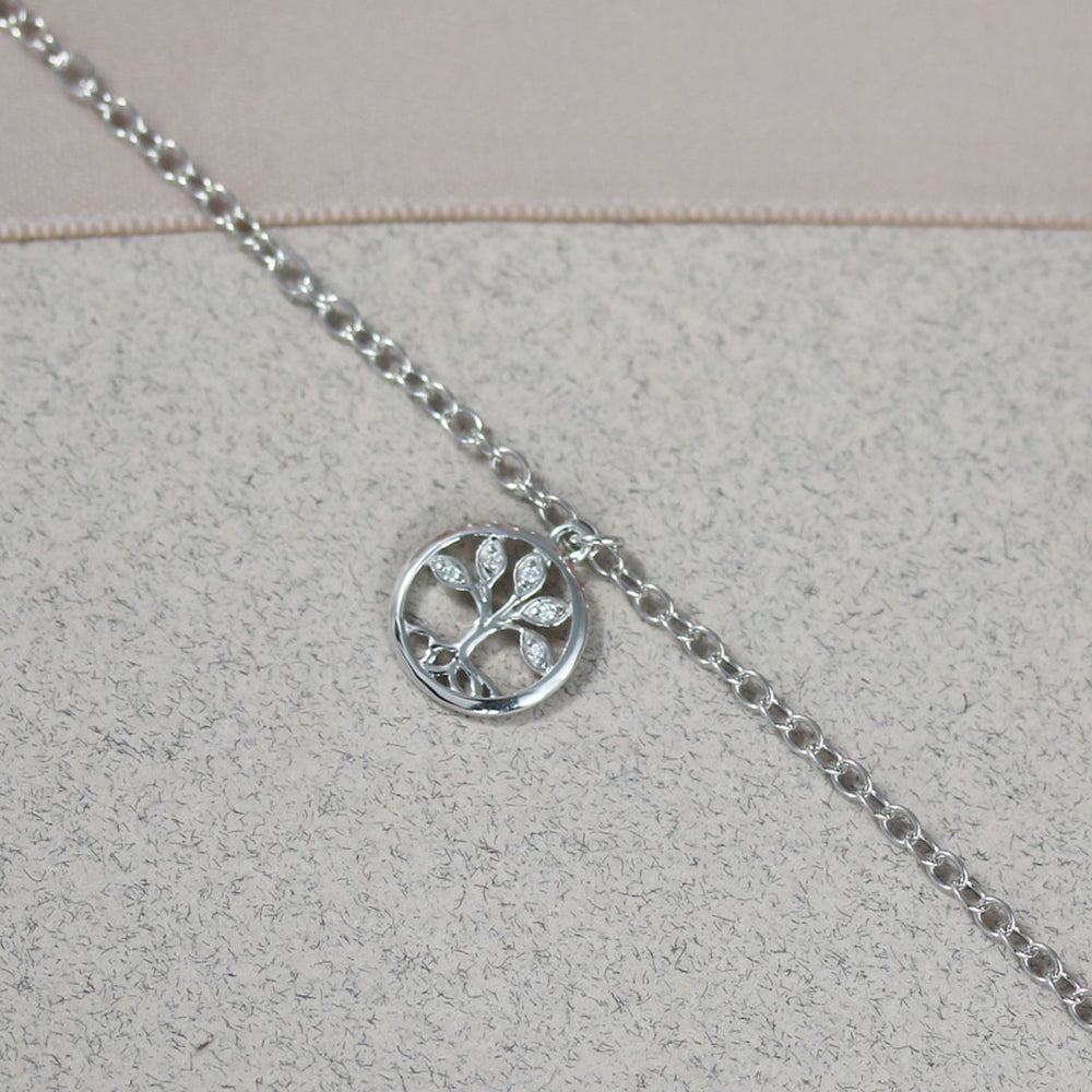 Silver Tree Of Life Bracelet