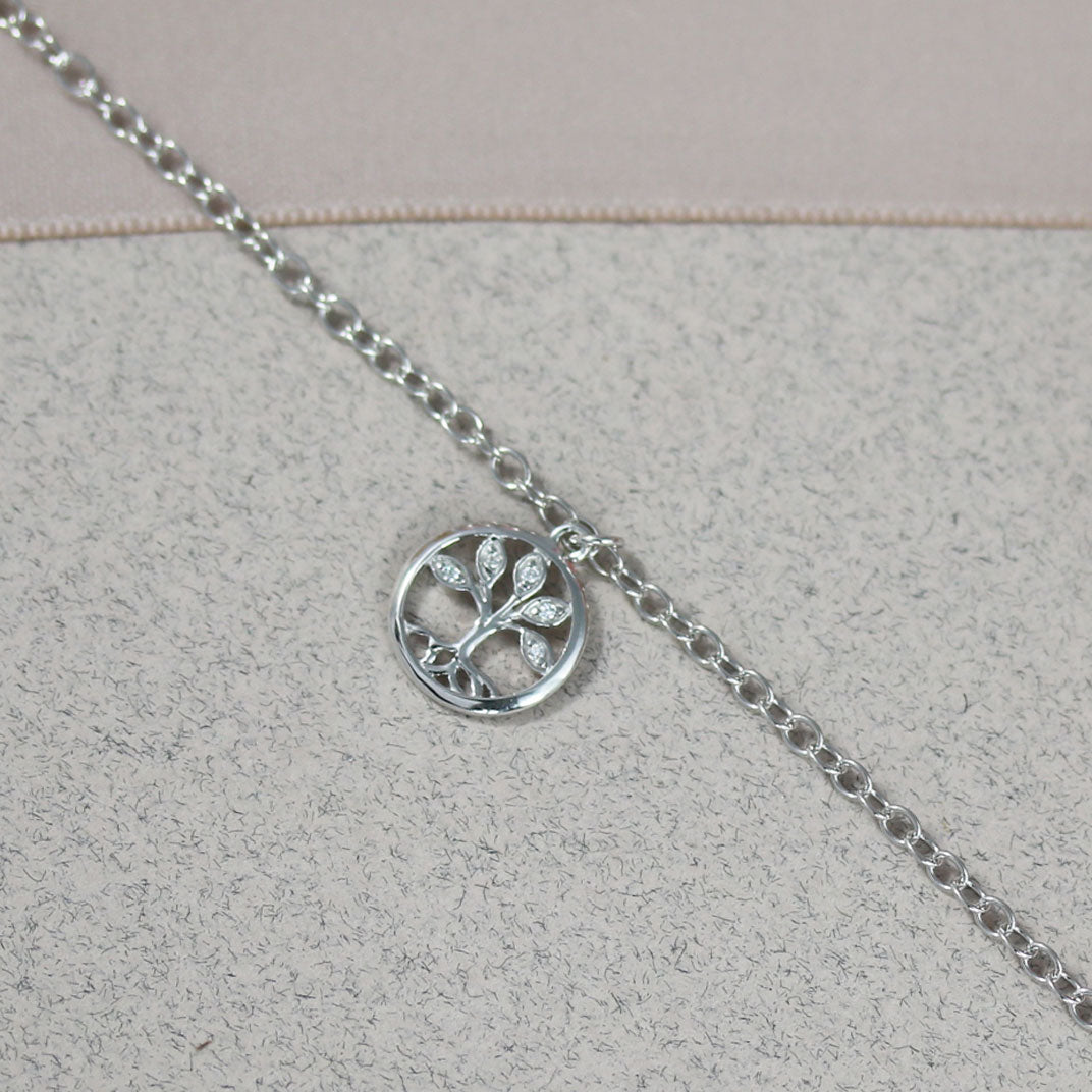 Silver Tree Of Life Bracelet