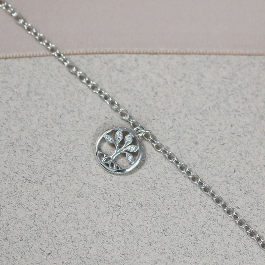 Silver Tree Of Life Bracelet