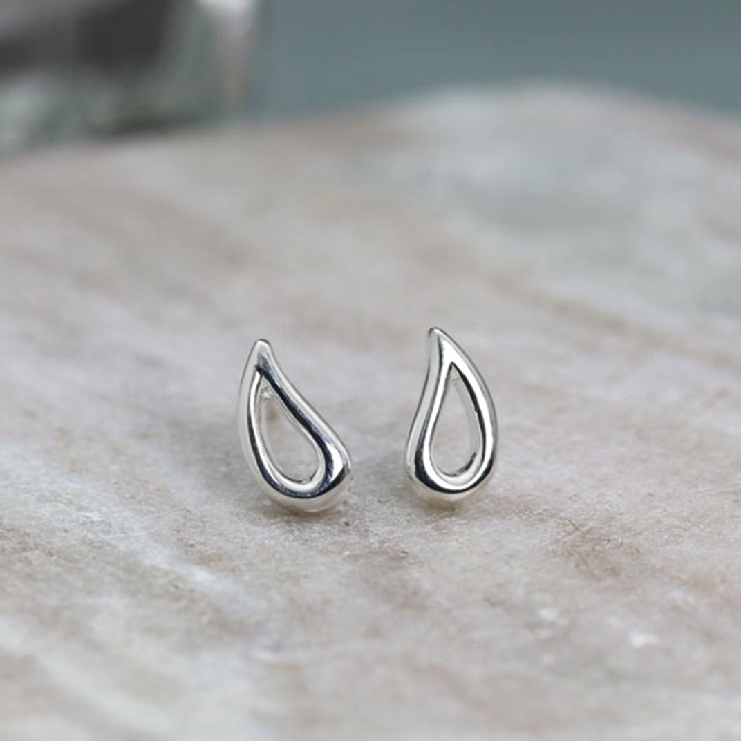 Silver Teardrop Earrings