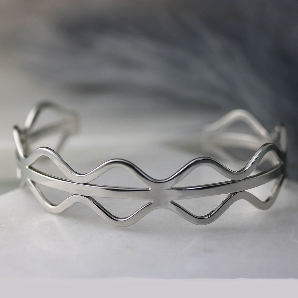 Solid Silver Bangle