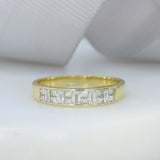 Pre Owned 18ct Gold Channel Set Diamond Eternity Ring .75ct