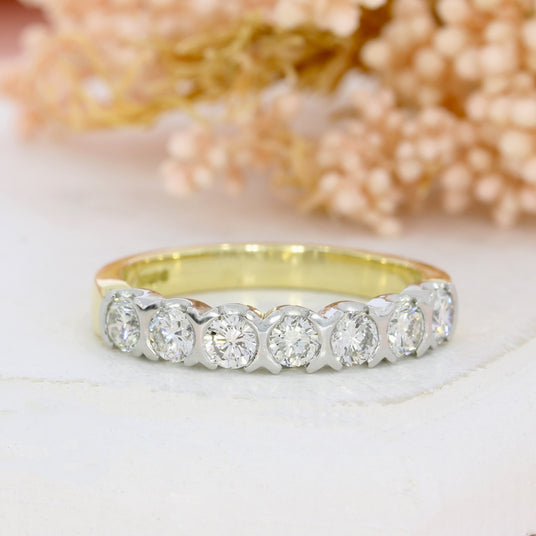 18ct yellow Gold Diamond Eternity Ring 0.82ct