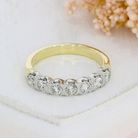 18ct yellow Gold Diamond Eternity Ring 0.82ct