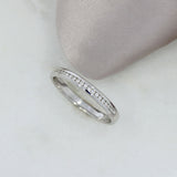 18ct White Gold Channel Set Diamond Eternity or Wedding Ring