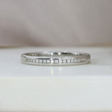 18ct White Gold Channel Set Diamond Eternity or Wedding Ring