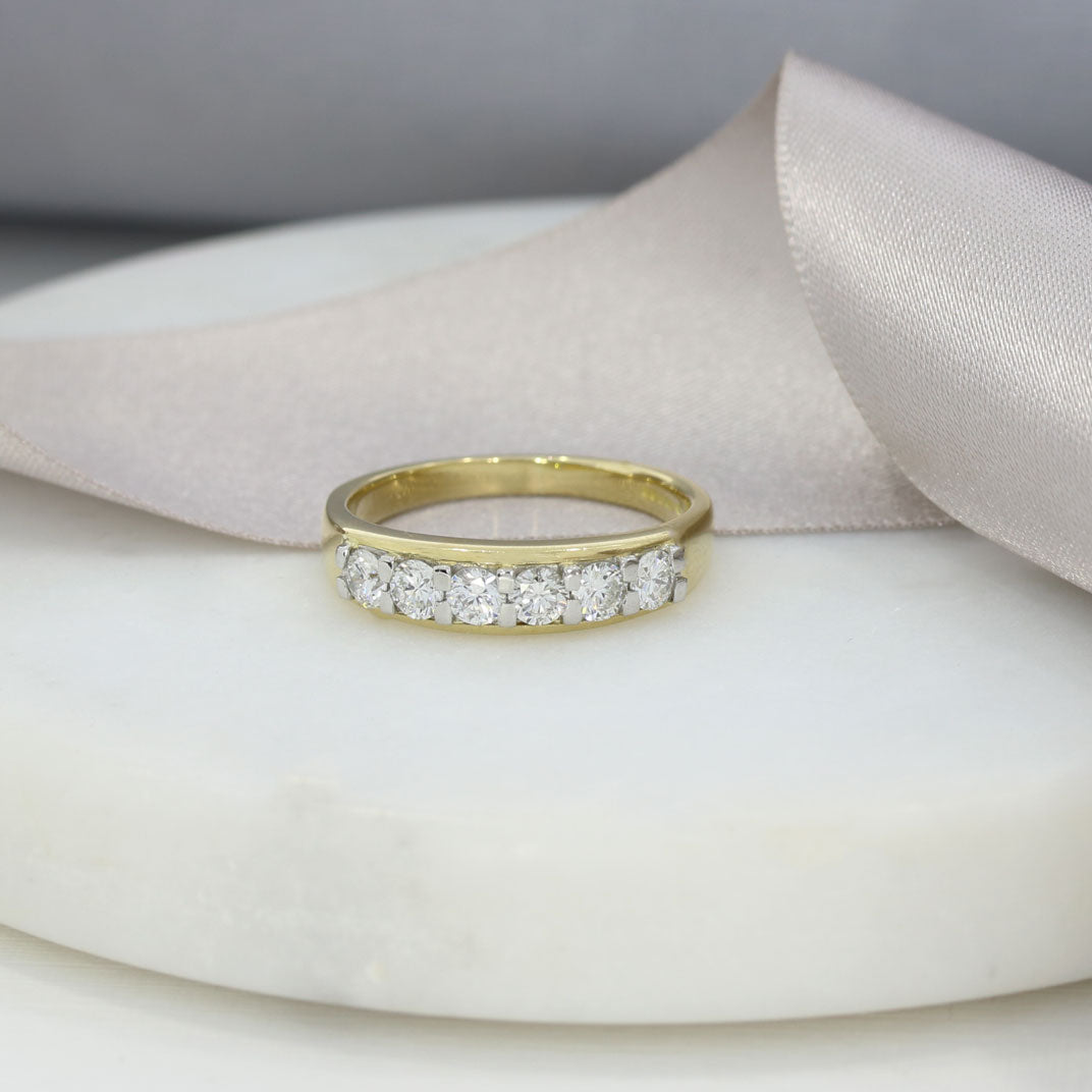 Pre Owned 18ct Yellow Gold Diamond Eternity Ring Approx 0.70ct