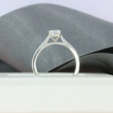 Pre Owned Platinum GIA Certified Natural Diamond Solitaire Ring 0.50ct D VS1