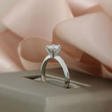 Platinum IGI Certified Brilliant Cut Lab Grown Diamond Solitaire Ring 0.50ct