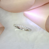 Platinum Laboratory Grown Diamond Half Eternity Ring 0.40ct