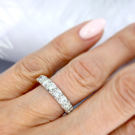 Pre Owned 18ct Gold Diamond Eternity Ring Approx Diamond Weight 1.00ct