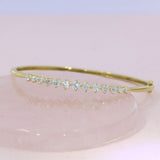 18ct Gold Bangle With 15 Brilliant Cut Diamonds 1.62ct