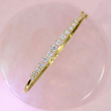 18ct Gold Bangle With 15 Brilliant Cut Diamonds 1.62ct