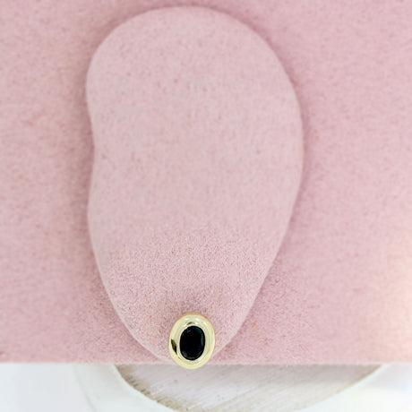 9ct Yellow Gold Rubover Set Oval Sapphire Stud Earrings