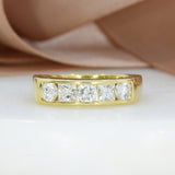 18ct Yellow Gold Channel Set Eternity Ring 0.63ct