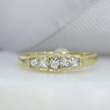 Pre Owned 18ct Princess Cut Diamond Eternity Ring 0.75ct