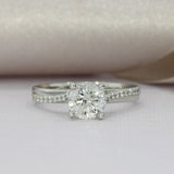 Pre Owned Platinum 4 Claw Set Brilliant Cut Diamond Solitaire Ring 1.18ct