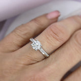 Pre Owned Platinum 4 Claw Set Brilliant Cut Diamond Solitaire Ring 1.18ct