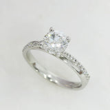 Pre Owned Platinum 4 Claw Set Brilliant Cut Diamond Solitaire Ring 1.18ct