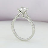 Pre Owned Platinum 4 Claw Set Brilliant Cut Diamond Solitaire Ring 1.18ct