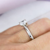 Pre Owned Platinum 4 Claw Set Brilliant Cut Diamond Solitaire Ring 1.18ct