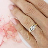 Pre Owned 18ct Yellow Gold Diamond Cluster Ring
