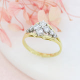 Pre Owned 18ct Yellow Gold Diamond Cluster Ring