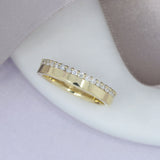 9ct Yellow Gold Diamond Set Wedding Band 0.36ct