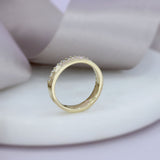 9ct Yellow Gold Diamond Set Wedding Band 0.36ct