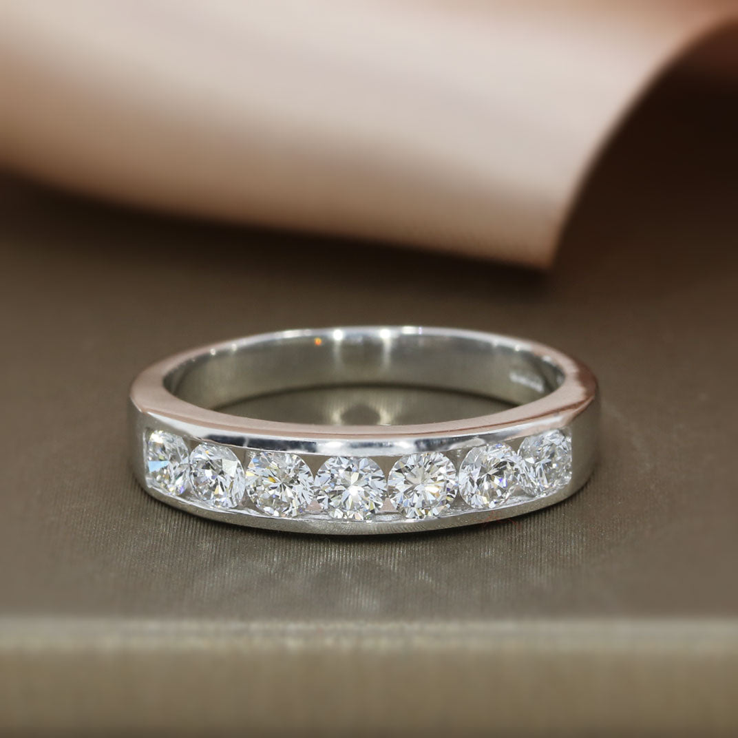 18ct Eternity Ring with Channel Set Lab Grown Diamonds 0.78ct