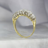 Pre Owned 18ct Gold Graduating Diamond 5 Stone Eternity Ring Approx 1.80-2.00ct