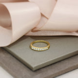 18ct Gold Channel Set Laboratory Grown Diamond Wedding/Eternity Ring 0.28ct