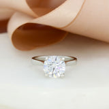 Platinum Certified 3.02ct Laboratory Grown Diamond Solitaire Ring E VS2