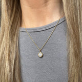9ct Yellow Gold Lab Grown Diamond Solitaire Pendant 1.06ct On 9ct 18" Chain